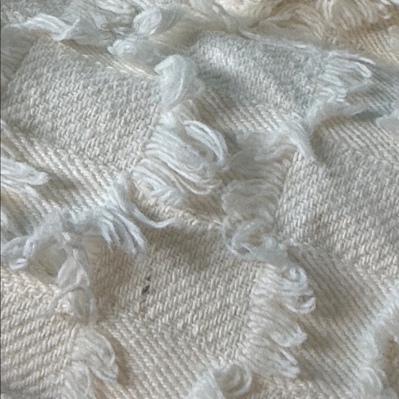 AVEC LES FILLES Crop Tank Top Off Small Elegant White Textured Women's Top - Picture 13 of 14